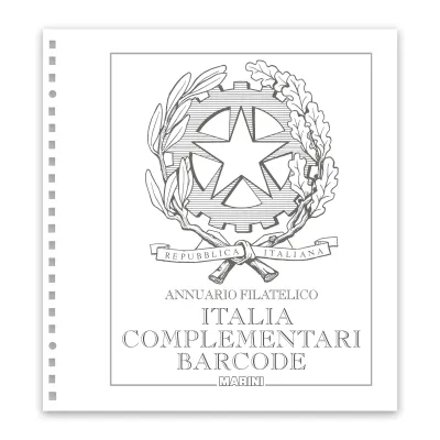 Italia Album codici a barre 2019 emissioni complementari (senza barcode)