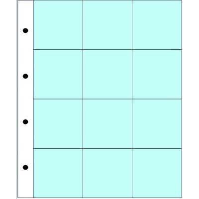 Tasche Alfa 260/T12C per cartoncini per monete