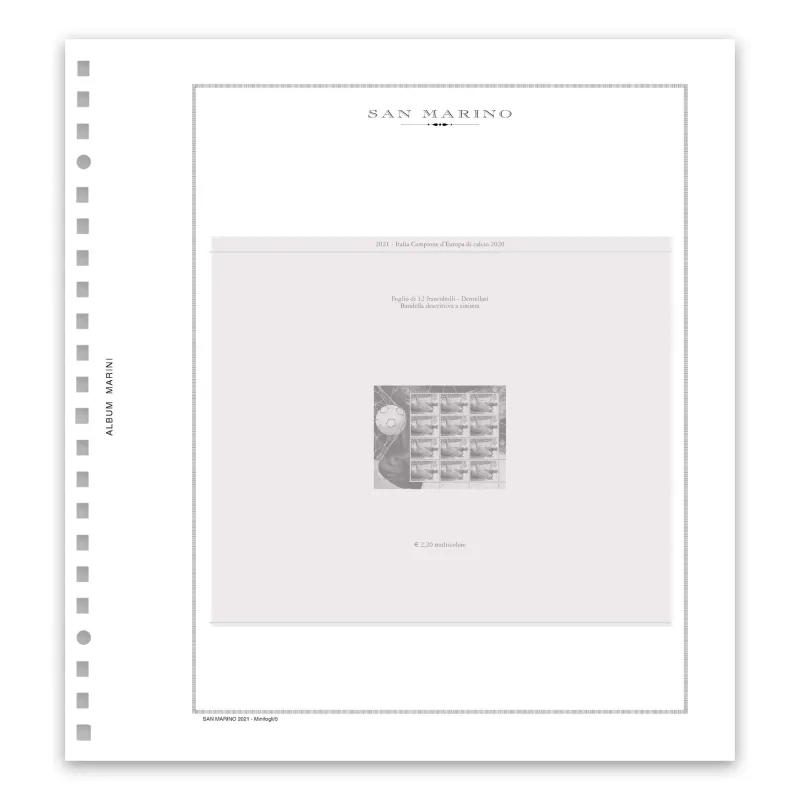 San Marino Minifoglio 2020 Juventus