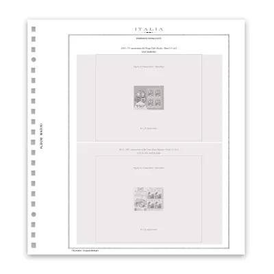 Italia Congiunte 2024 minifogli