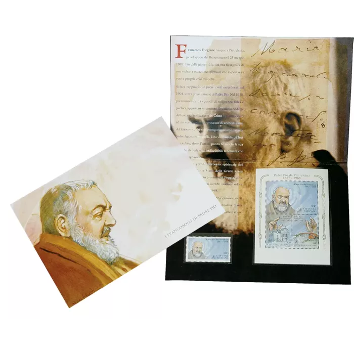 Folder: I francobolli di Padre Pio