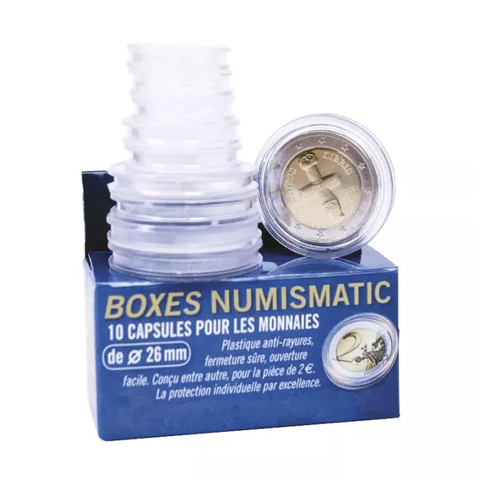 Capsule per monete diametro 21.5 mm