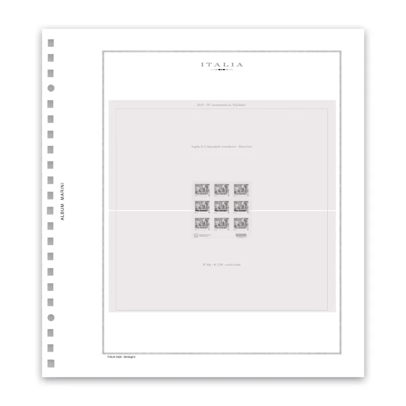 Italia Minifoglio 2025 Goldrake