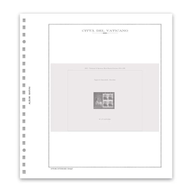 Vaticano Minifogli 2025