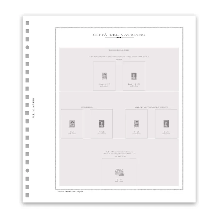 Vaticano Congiunte 2025