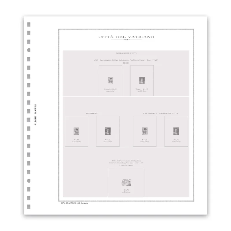 Vaticano Congiunte 2025