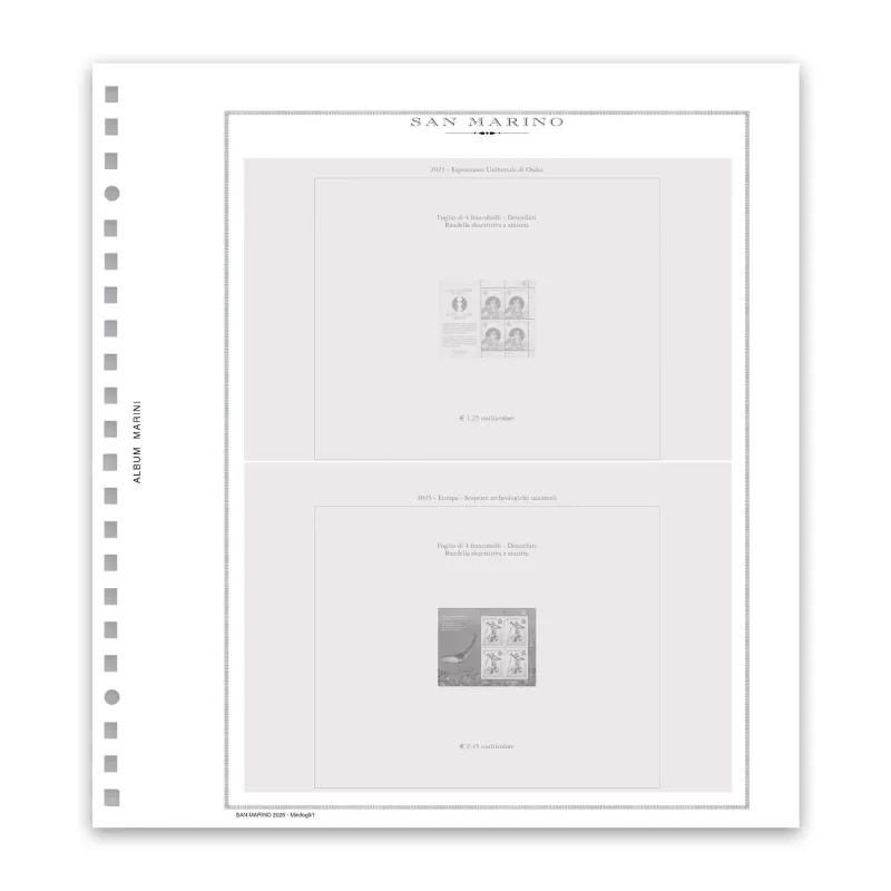 San Marino Minifogli 2025