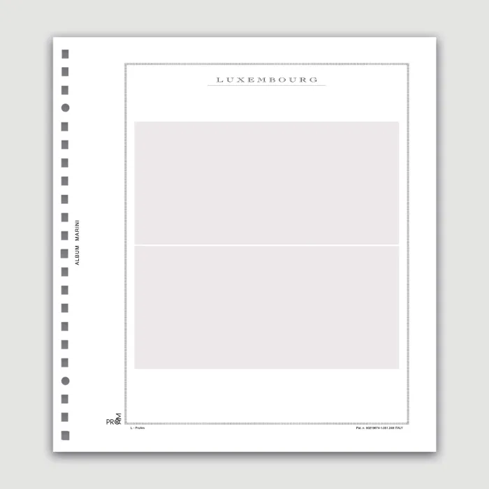 Lussemburgo foglio singolo ProAm tipo CK 5