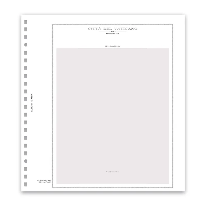 Vaticano Interi Postali 2025