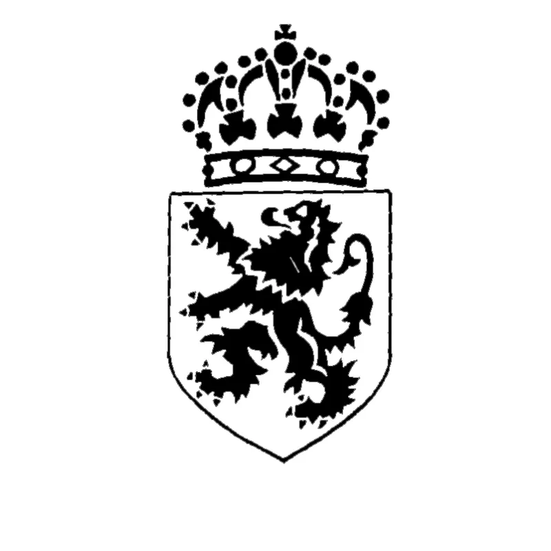 Stemma adesivo Belgio