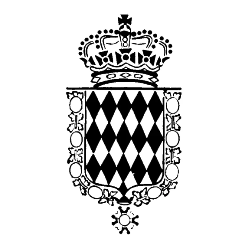 Stemma adesivo Monaco