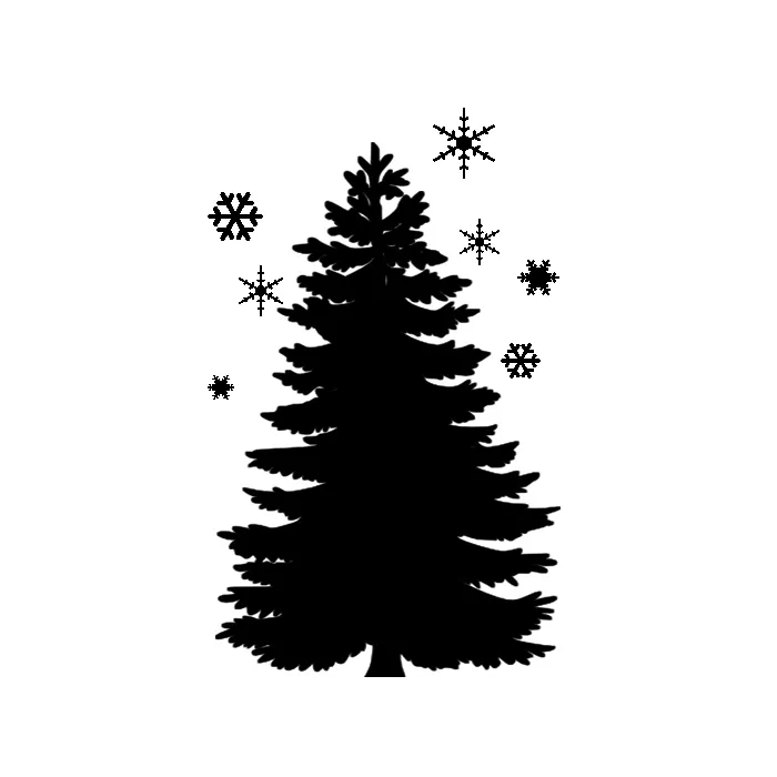 Stemma adesivo tema Natale