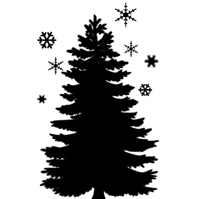 Stemma adesivo tema Natale