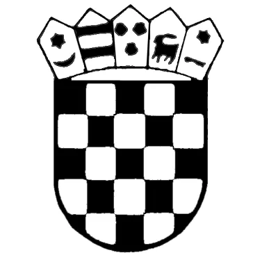 Stemma adesivo Croazia